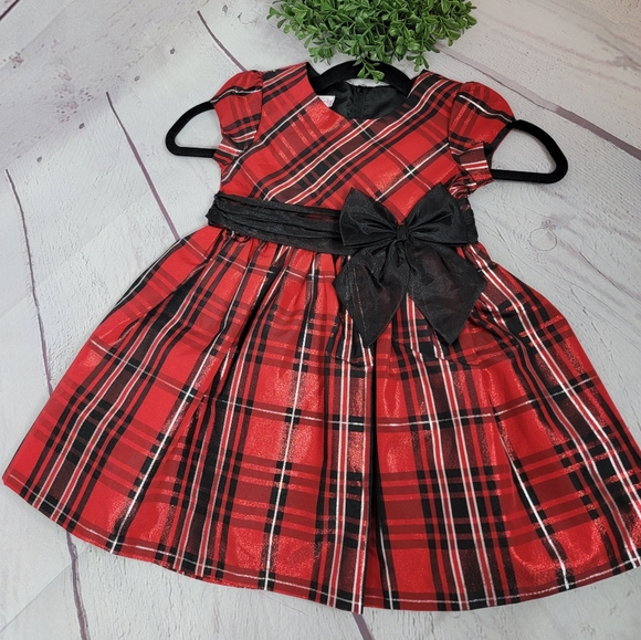 Bonnie Jean Other - Bonnie Jean Holiday🎄 plaid dress 3T